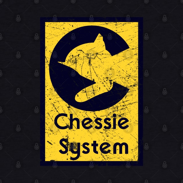 Distressed Chessie System by Railway Tees For All